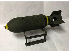 wwii gp 500lb bomb - m64 112th scale b-24 m65 3d print model - Mito3D