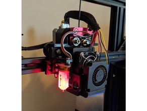 geekdrive - bltouch mount creality cr-10 ender 3 3d print model - Mito3D