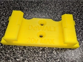 duvar binmek Dewalt 20v max piller 3d print model - Mito3D