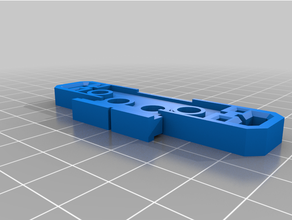 spinning launcher handle mounting place 3d print model - Mito3D