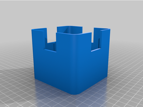 fiji water cup holder bottle 3d print model - Mito3D