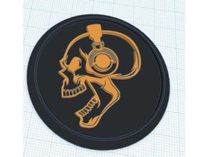 cranio cuffie modulare logo inserire 3d print model - Mito3D