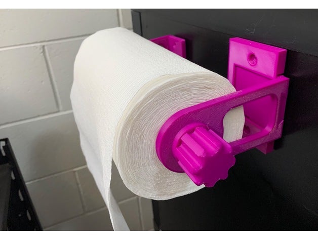 paper towel holder 3D print model - Mito3D