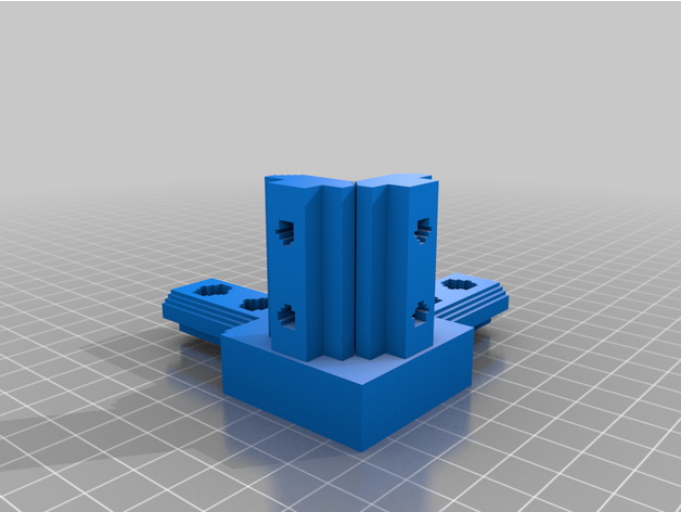 3d barra oblicua 4040 3D print model - Mito3D