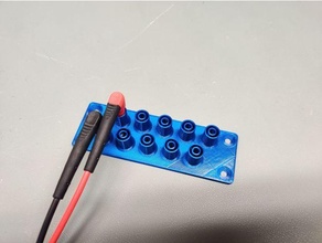 actualizado 4mm laboratorio cable organizador plátano Jack personalizable soporte cabestro gancho entrada kabel kabelhalterung stecker pared percha montar 3d print model - Mito3D