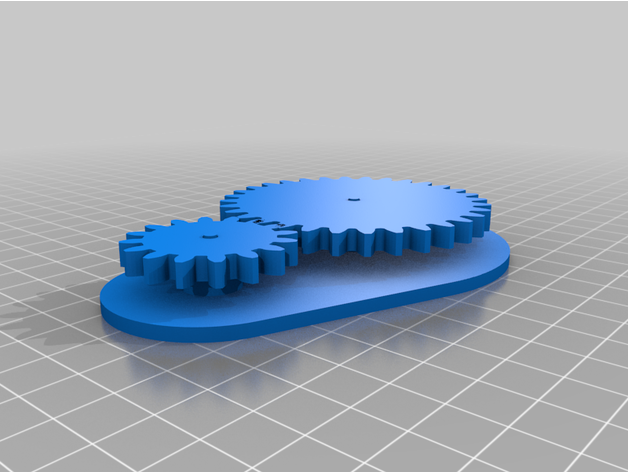 engrenagem conjunto engrenagens 3D print model - Mito3D