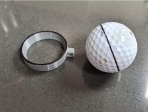 Golf Ball Markierung Werkzeug Sport 3d print model - Mito3D