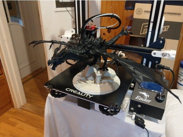 Skyrim Dragão Alduin épico figura 3D print model - Mito3D