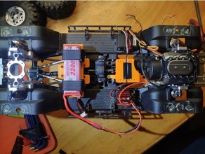 redcat gen 8 gen8 rear battery tray redcatracing 3d print model - Mito3D