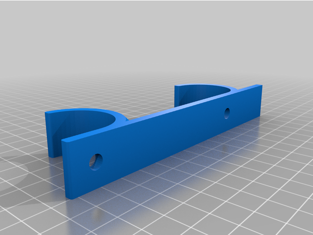 pool brush hanger holder pole 3D print model - Mito3D