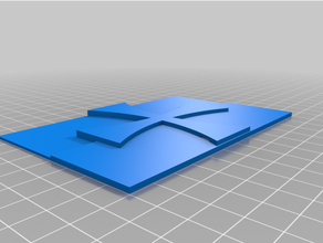 templario bandera 3d print model - Mito3D