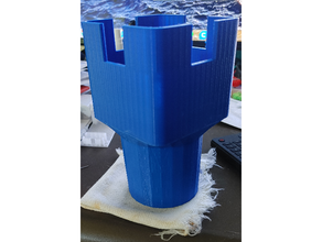 square cup holder converter 3d print model - Mito3D