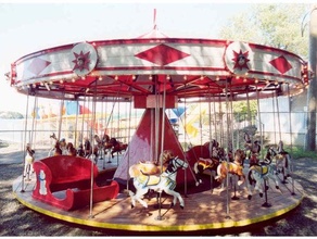 manque gamin carrousel amusement parc carnaval balade joyeux 3d print model - Mito3D