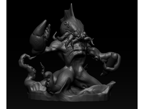 kraken king tokyo dark edition miniature creature kaiju minature minatures miniatures monster 3d print model - Mito3D