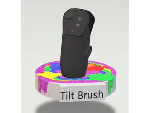 Neigung Bürste Spiel Statue Kunst Busch Zahl Modell Okulus Suche Riss Farbe Wirklichkeit virtuell 3d print model - Mito3D