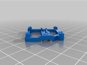 aio fc vtx-rx mounting adapter 3d print model - Mito3D