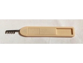 retractable comb pick handle lockpick 3d print model - Mito3D