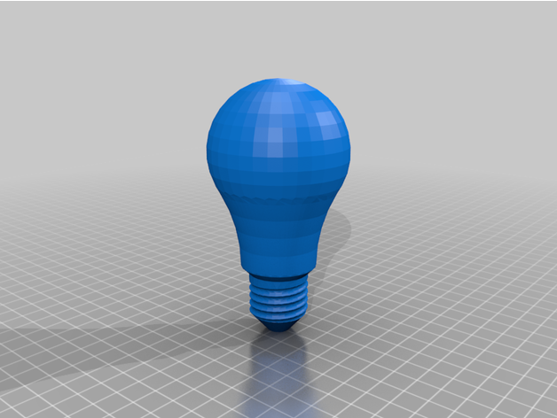 Lampada Krug e27 Birne phosphoreszierend Lampe 3D print model - Mito3D