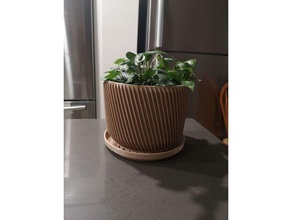supports plant pot planter 3d print model - Mito3D