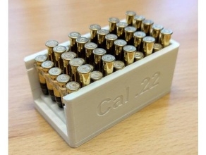 22 munstand munição caixa 3d print model - Mito3D