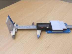 3d impressora xyz degrau calibração ferramenta Customizável 3dprinter calcular esteps cubo compassos calibre monte fácil easy simples impressão passos mm 3d print model - Mito3D