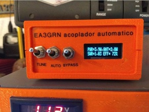 n7ddc antena acoplador caso bainha rádio amador 3d print model - Mito3D