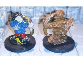 replica grenadier halflings 2002b miniature dnd dungeons dragons halfling 3d print model - Mito3D