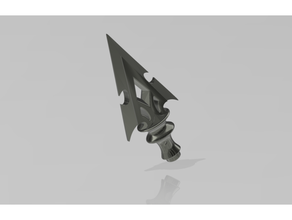 fantasia punta freccia design arciere tiro l'arco frecce arco elfo cacciatore Cacciatrice 3d print model - Mito3D