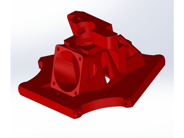 efektör kübik yırtıcı e3d v6 yanardağ Hotend 5015 üfleyici preadator 3D print model - Mito3D