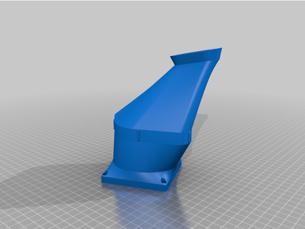 ventilation channel renault kangoo ii camping 3D print model - Mito3D