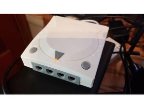 Dreamcast mini caso funda frambuesa pi 4 3d print model - Mito3D