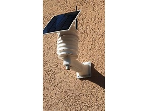 Wetter Bahnhof Solar Zelle 3d print model - Mito3D