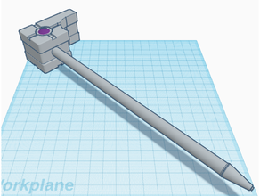 ronin accuser's hammer 3d print model - Mito3D