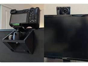 vesa cámara montar gorillapod cabeza bola 3d print model - Mito3D