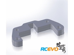 tt02 anti roll bar soporte rcevo rcevolución rc coche vehiculo Tamiya 3d print model - Mito3D