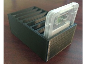 usd card case holder micro sd 3d print model - Mito3D