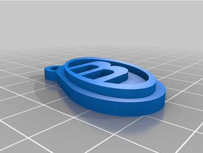 llavero logotipo bullpadel padel 3d print model - Mito3D