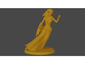 Banshee kötü kadın hayalet ruh 3d print model - Mito3D