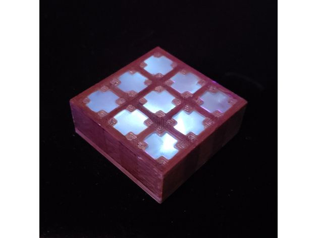 Minecraft luz sensor 3D print model - Mito3D