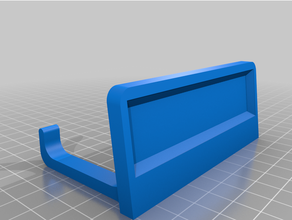 rc wall mount - command strip compatible hanger hook 3d print model - Mito3D