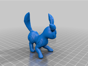umbreon eevee eeveelution pokemon cifras juguete 3d print model - Mito3D
