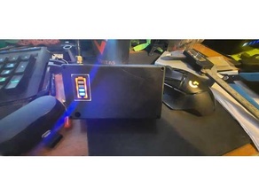 4 inch fpv monitor battery charge mod 3d print model - Mito3D