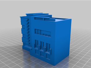 Remix roth 118 amerikanisch Mecha Gebäude 3d print model - Mito3D