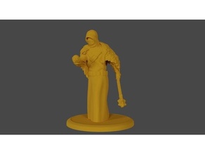 human warlock cultist dd dnd evil mage sorcerer 3d print model - Mito3D
