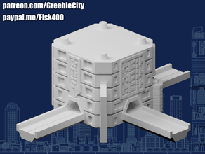 greeblecity cyberpunk modular estrada rede greeblecitycyberpunk 3d print model - Mito3D