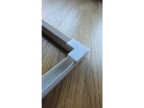 cable duct corner cover cable duct 3d print model - Mito3D