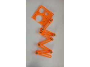 tile hole cutting tool guide angle arm articulated electrical box jig pipe 3d print model - Mito3D