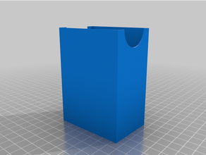 deck box - magic cards sleeves customizable 3d print model - Mito3D