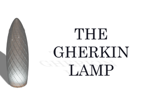 gherkin lamp light 3d print model - Mito3D