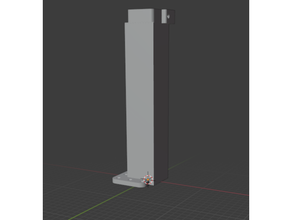 ikea carencia mesa pierna extensor soportes recinto 3d print model - Mito3D